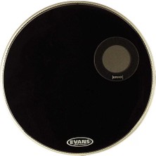 Evans BD24REMAD Deri 24 Emad Resonant Kick Siyah Ön Süngerli