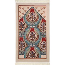 Yeşil Çintemani Desen Goblen Seccade