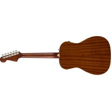 Fender Malibu Player Ceviz Klavye GPG Natural Elektro Akustik Gitar