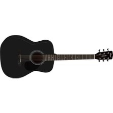 Cort AF510-BKS Akustik Gitar  Siyah, Folk, Kasa, Ladin Kapak