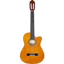 Valencia VC104THNC Klasik Gitar 4/4 Naturel Sap Çelikli İnce Kasa
