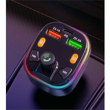 Prepare Bluetooth Araç Kiti Pd 3,0 Hızlı Araç Şarjı Mp3 Player Fm Transmitter