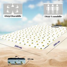 Okavango Plaj Çantası,Plaj Havlusu, Plaj Battaniyesi, Kamp Malzemeleri, Piknik Örtüsü, Plaj Seti, Yer ve Plaj Minderi 150CM-200CM