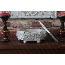 Neiwel Vintage Koezi Eskitme Beyaz Kapaklı Ahşap Kutu