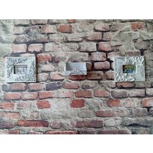 Neiwel Vintage Milano Eskitme Beyaz Ahşap Raf