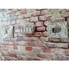 Neiwel Vintage Nuel Eskitme Beyaz Ahşap Raf