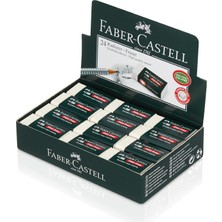 Castell 7085 Beyaz Orta Boy Silgi, 24'lü