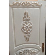 Bazaar Avm Dekoratif Poliüretan Tavan-Duvar-Mobilya -Dekor-Kapı Papatya Motif (10 cm x 65 Cm)