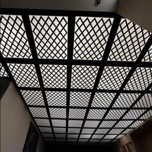 Bazaar Avm Asma Tavan Uyumlu LED Döşenebilir  60X60 cm Tavan Paneli-Beyaz Renk