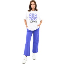 Koza Kadın Yazı Baskılı Kısa Kollu Eşofman Takımı 3813-23