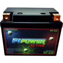 Pi Power Pipower Active Compact 12V 6AH Lithium Lifepo4 Lityum Motosiklet Aküsü