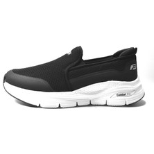 Onlo Ayakkabı Fz.910 Siyah Bağsız Anatomik Günlük Spor Erkek Sneaker Ayakkabı