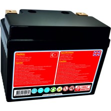 Ultimate Compact 12V2,6A Lifepo4 Lityum Motosiklet Aküsü