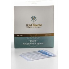 Gold Needle Steril Akupunktur Iğne 0,25X25MM 200 Adet