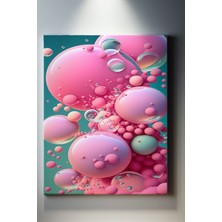 SuAla Geometrik Temalı, Pembe Küreler TABLO-442