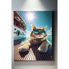 SuAla Hayvan Temalı, Kedi Tatilde TABLO-498