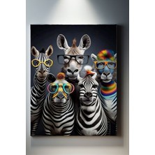 SuAla Hayvan Temalı, Zebra Ailesi Tablo-31