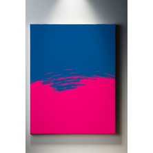 SuAla Minimalist Temalı, Pembe Mor TABLO-128