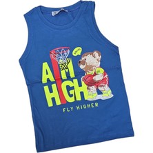 Biberon Çocuk Giyim Almi Ayıcık Baskılı Askılı T-Shirt 3/7