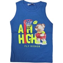 Biberon Çocuk Giyim Almi Ayıcık Baskılı Askılı T-Shirt 3/7