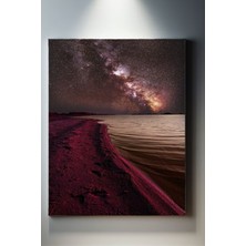 SuAla Modern Temalı, Kızıl Gece ve Gökyüzü Tablo-98