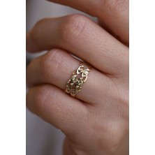 Yenigün Kuyumculuk 14 Ayar Altın Parlak Anne Yüzük