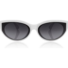 Aqua Di Polo 1987 Beyaz Kadın Cat Eye Güneş Gözlüğü