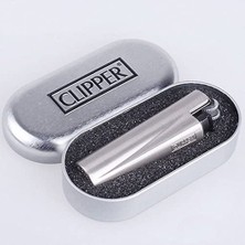 Senon Clipper Çakmak Silver Metal Çakmak Hediye Kutulu