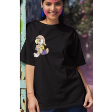 Cngz Shop Unisex Lona Bunny Baskılı Çift Looney Tunes Çizgi Film Karakteri Baskılı T-Shirt