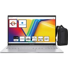 Asus Vivobook Go 15 E1504FA-NJ115 R5-7520U 8gb 1tb SSD 15.6" Fhd WIN11 Dizüstü Bilgisayar - Webzone Çanta WZ02