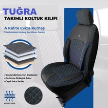 Galaxy Jaguar Xj8 Serisi Uyumlu Tugraserisi Araba Koltuk Kılıfı Takımı Pamuklu Deri Detay