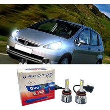 Photon Honda Jazz LED Xenon Uzun + Kısa Far Ampulü H4 Duo Yeni Seri Beyaz