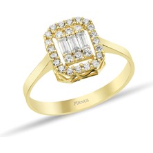 Pirnus Diamond Altın Baget Yüzük Gramı :1,6