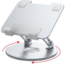 Yesido C293 360 Derece Ayarlanabilir Metal Tablet Standı - Gümüş 12
