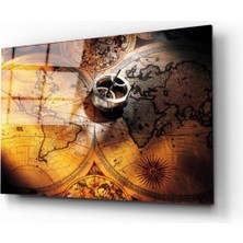 Miyrem  Miyrem Glasses Collection -A1^#  Dünya Haritası 23 Cam Tablo