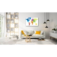 Miyrem  Miyrem Glasses Collection -A1^#  Dünya Haritası 40 Cam Tablo