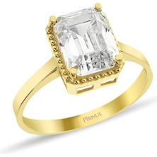 Pirnus Diamond Altın Baget Yüzük Gramı :2,73