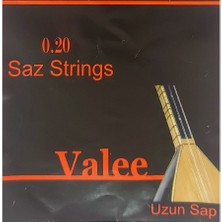 Valee 0.20 Uzun Sap Bağlama Saz Teli