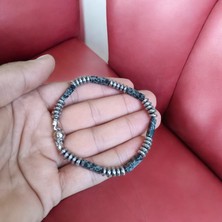Mga Doğaltaş Varasit Bileklik Hematit Bileklik Mıknatıs Klipsli Bileklik Tak Çıkar Bileklik Unisex Bileklik