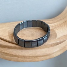 Mga Doğaltaş Hematit Bileklik Doğal Taş Bileklik Büyük Boy Ağır Kaliteli Hematit Bileklik Erkek Bileklik