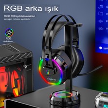 Reidan G608 Profesyonel Oyuncu Kulaklığı Usb-7.1 Rgb 4d Kafabantlı Gaming Kulaklık