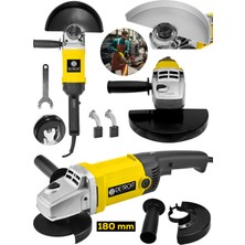 Detroit Usa Powertools Büyük Boy 180MM Taşlama Makinesi Metal Kesme Spiral Jet Taşı 180MM Taş-Mavi