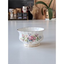 Royal Albert Moss Rose Şekerlik Orijinal Antıque Sugar Bowl 9.5 cm