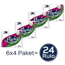 Papia Biocare Kağıt Havlu 24 Rulo ( 6 Rulo x 4 Paket)