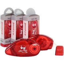 Store Glue Tape, Kırmızı, 8mm x 8m