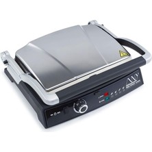 Any Super Grill Izgara&tost Makinesi 2000W Paslanmaz Çelik