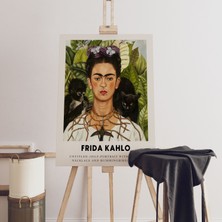 Pegziz Frida Kahlo Sanatsal Tablo Salon Duvar Dekorasyonu Kanvas Tablo