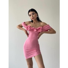 Concon Moda Amour Mini Atlas Elbise