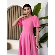 Concon Moda Viki Midi Boy Kloş Elbise
