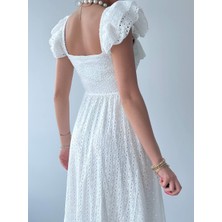 Concon Moda Fisto Midi Elbise